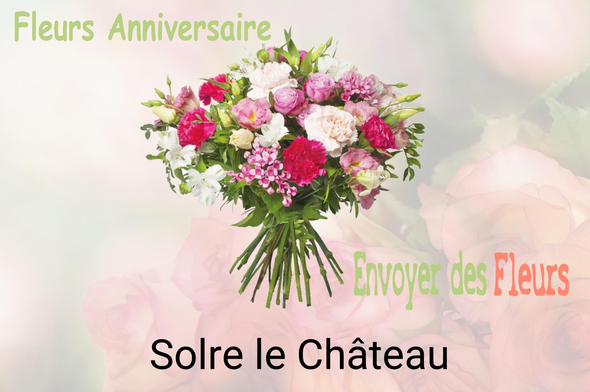 Bouquet de fleurs d’anniversaire livré à Solre-le-Château