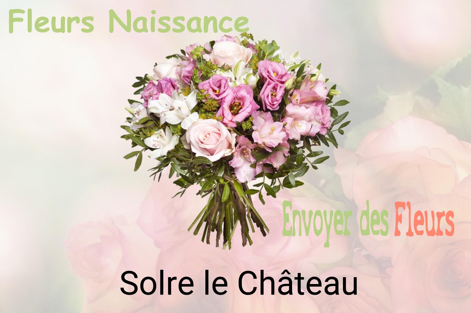 Bouquet de fleurs de naissance livré à Solre-le-Château